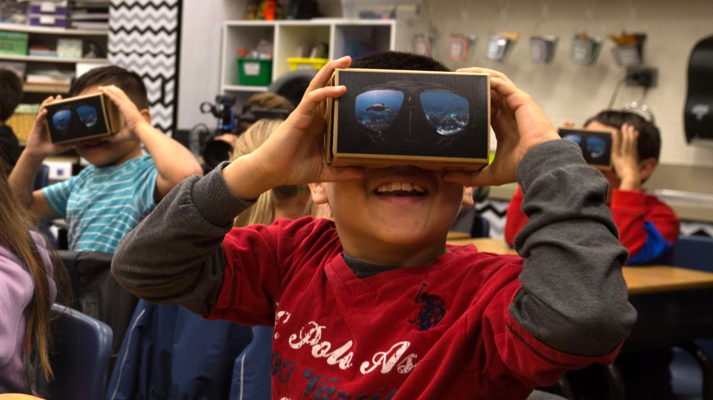 Underwater Google VR education programme, 2016